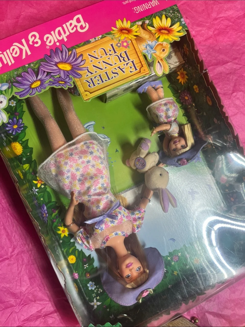 1998 Target Special Edition Easter Bunny Fun Barbie & Kelly Gift Set NRFB